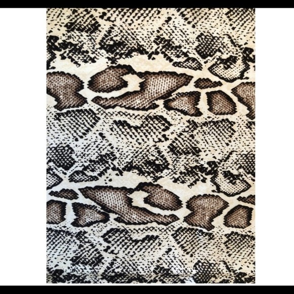 Snake Print Ruana Kimono Swim Cover One Size - Picture 4 of 4